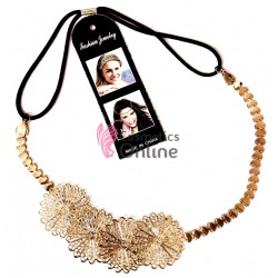 Accesoriu metalic L010 lantisor Auriu pentru par